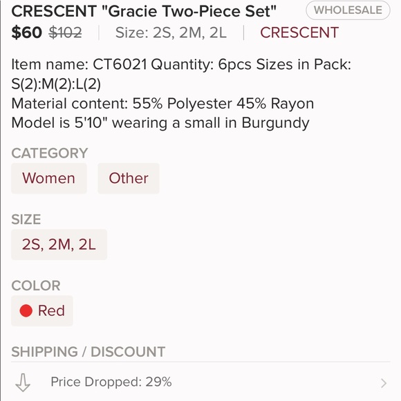 “Gracie” Two-Piece Set - Picture 5 of 5